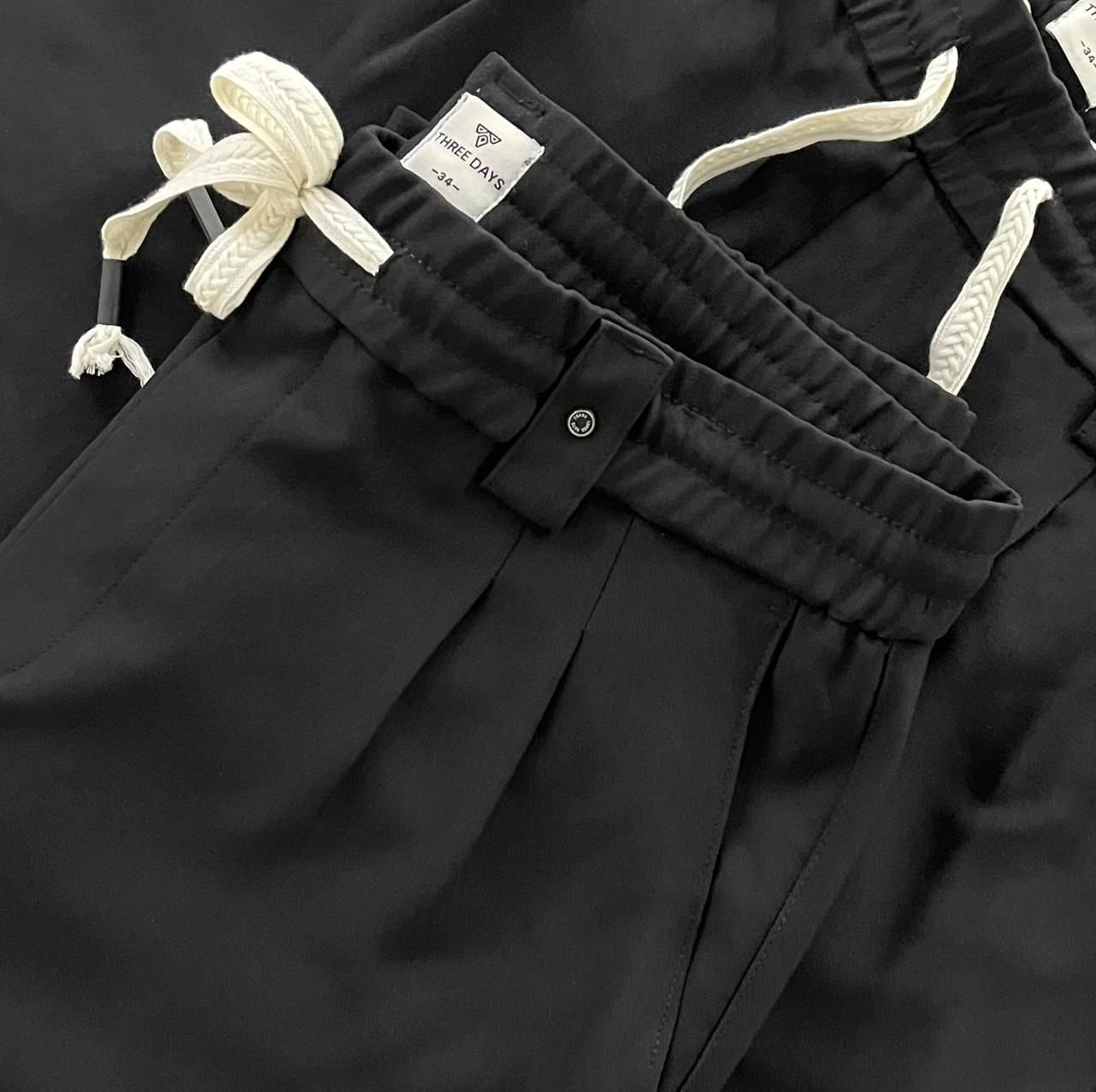 Three Days Black Relaxed Fit Pant - Image 2