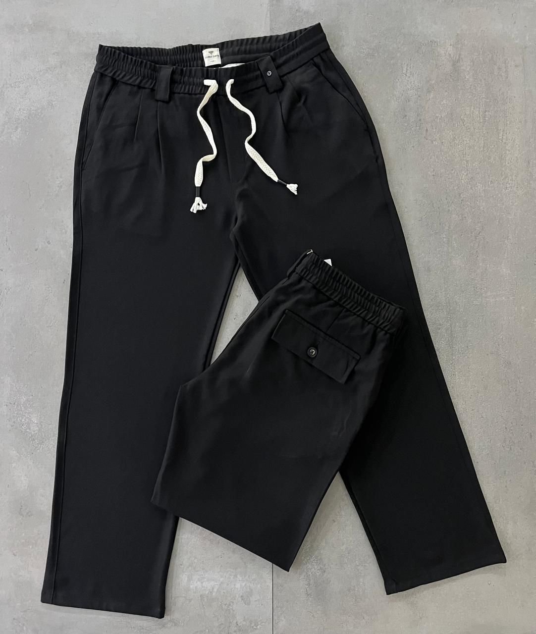 Three Days Black Relaxed Fit Pant - Image 6