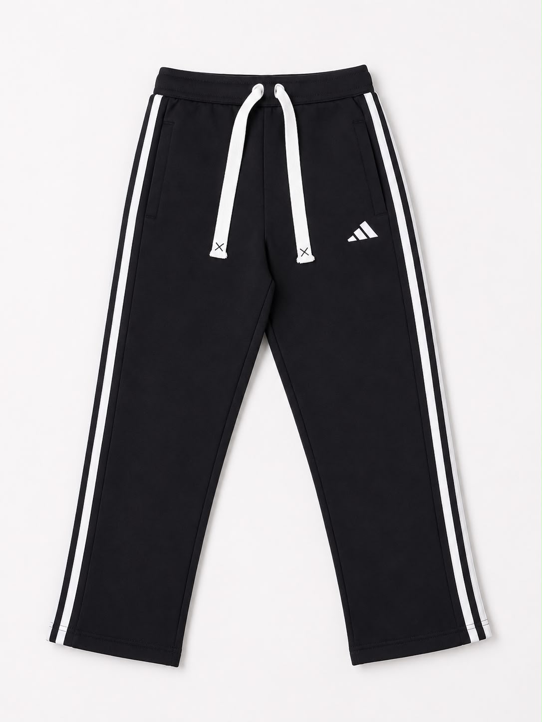 Adidas Cotton Track Pants - Black