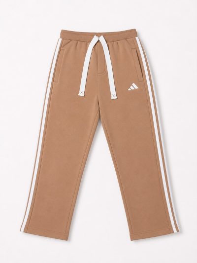 Adidas Cotton Track Pants - Light Brown