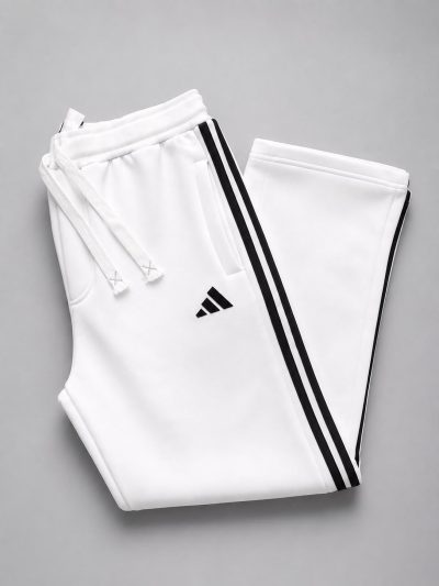 Adidas cotton pant - white