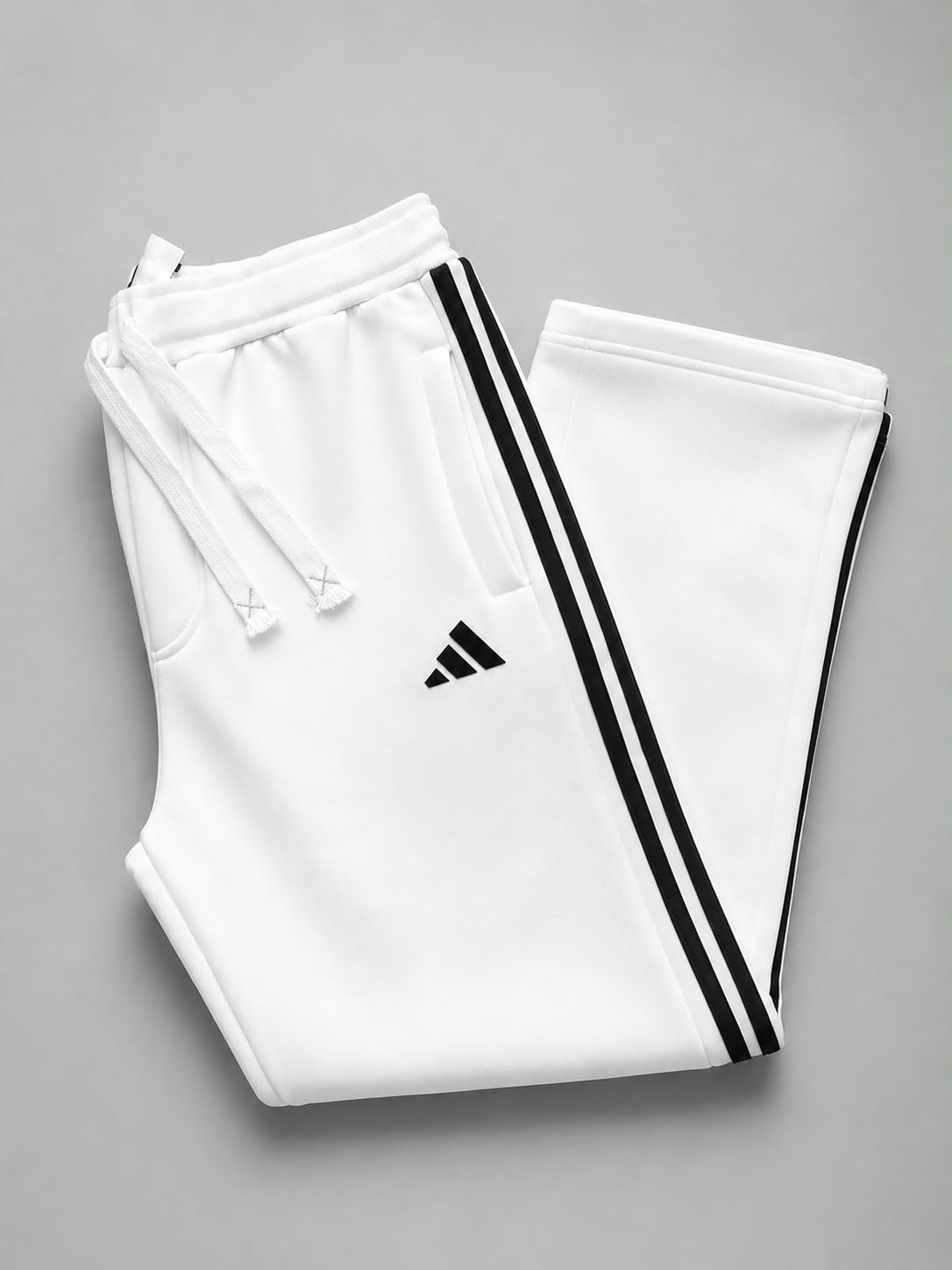 Adidas cotton pant - white