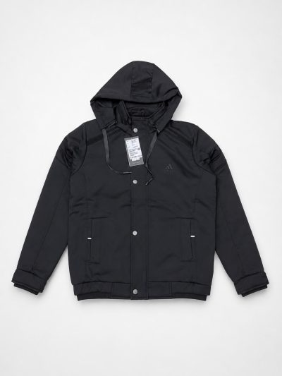 Premium Hooded Winter Jacket(Jet Black)