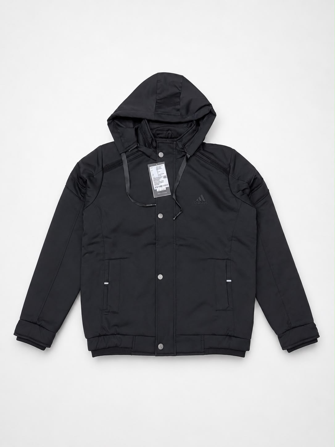 Premium Hooded Winter Jacket(Jet Black)