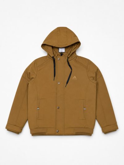 Premium Hooded Winter Jacket(Camel Brown)