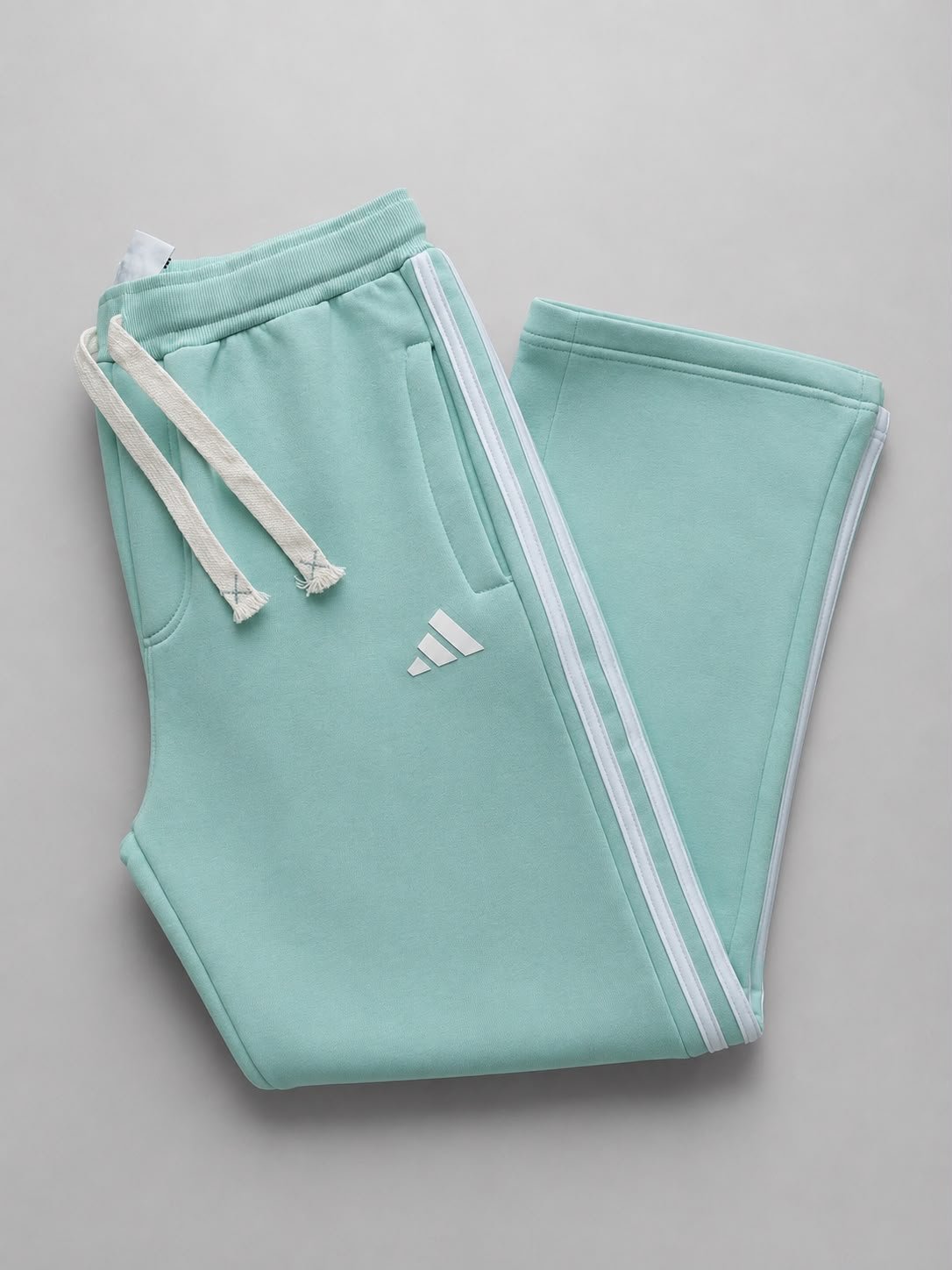 Adidas Cotton Track Pants (Mint Green)