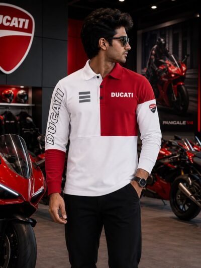 Ducati Full Sleeves Polo Tshirts 360GSM (6)