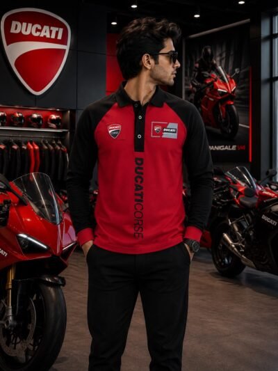 Ducati Full Sleeves Polo Tshirts 360GSM (3)