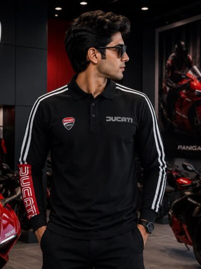 Ducati Full Sleeves Polo Tshirts 360GSM (7)