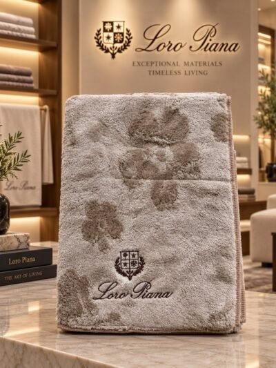 Lora Piana Napkins in 40x80CM (Warm Beige) 5