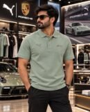 Puma Premium Collar Tshirt - Mint Green 2 - L(40)
