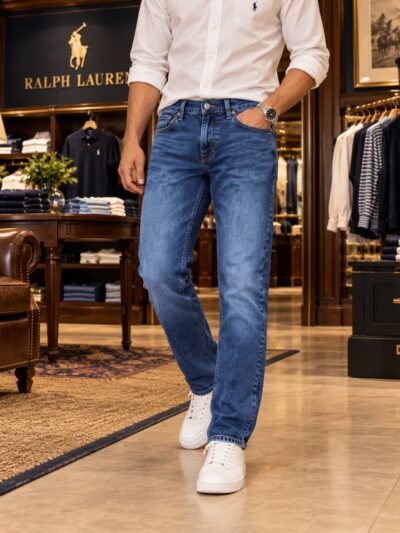 RL Polo Premium Jeans Ankle Fit Medium Blue - 1