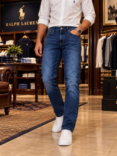 RL Polo Premium Jeans Ankle Fit Dark Indigo Blue - 2
