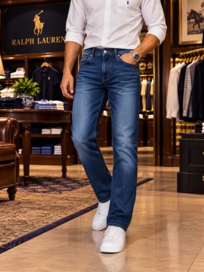 RL Polo Premium Jeans Ankle Fit Classic Denim Blue - 8