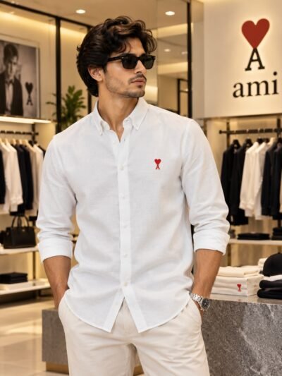 PREMIUM OLD MONEY LENIN SHIRTS ( White ) - 7
